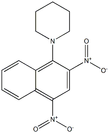 1-Piperidino-2,4-dinitronaphthalene 结构式