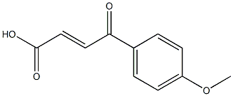 4-Oxo-4-(4-methoxyphenyl)-2-butenoic acid 结构式