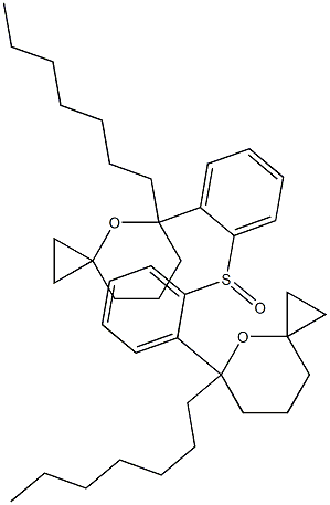 (2-Heptyl-1-oxaspiro[5.2]octan-2-yl)phenyl sulfoxide|