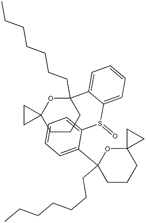  (2-Heptyl-1-oxaspiro[5.2]octan-2-yl)phenyl sulfoxide