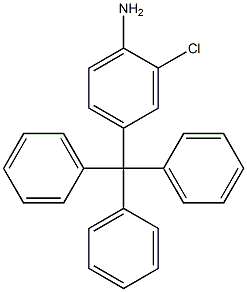 2-Chloro-4-(triphenylmethyl)aniline Structure