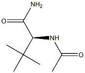 [S,(+)]-2-Acetylamino-3,3-dimethylbutyramide Struktur