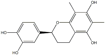 (S)-2-(3,4-Dihydroxyphenyl)-2,3-dihydro-5,7-dihydroxy-6,8-dimethyl-4H-1-benzopyran
