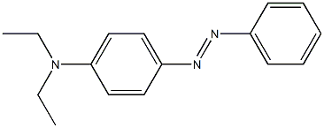 (E)-4-(ジエチルアミノ)アゾベンゼン 化学構造式