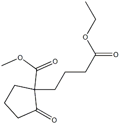 4-(1-Methoxycarbonyl-2-oxocyclopentyl)butyric acid ethyl ester