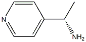 (-)-4-[(S)-1-アミノエチル]ピリジン 化学構造式