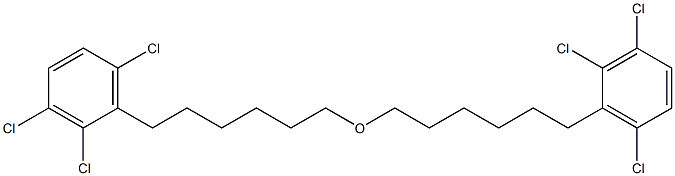 2,3,6-Trichlorophenylhexyl ether Structure