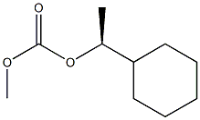 (-)-Carbonic acid methyl[(S)-1-cyclohexylethyl] ester Struktur