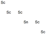 ペンタスカンジウム-すず 化学構造式
