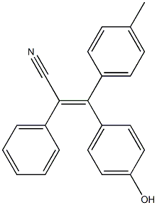  (E)-3-(4-Hydroxyphenyl)-3-(4-methylphenyl)-2-phenylacrylonitrile