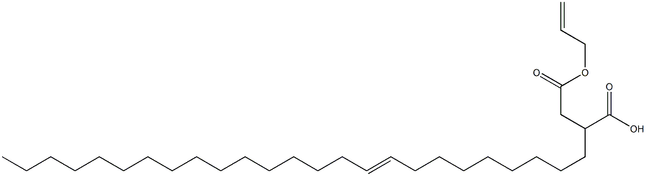 2-(9-Pentacosenyl)succinic acid 1-hydrogen 4-allyl ester Struktur