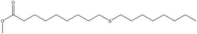 10-Thiastearic acid methyl ester Struktur