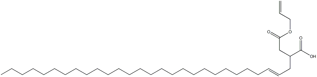 2-(2-Octacosenyl)succinic acid 1-hydrogen 4-allyl ester Structure
