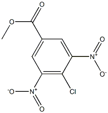 4-Chloro-3,5-dinitrobenzoic acid methyl ester Structure