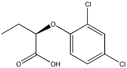 [R,(+)]-2-(2,4-Dichlorophenoxy)butyric acid 结构式