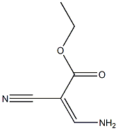 (Z)-2-Cyano-3-aminopropenoic acid ethyl ester Structure