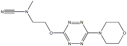  6-[2-(Methylcyanoamino)ethoxy]-3-morpholino-1,2,4,5-tetrazine
