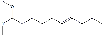 6-Decenal dimethyl acetal Struktur