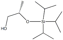 (S)-2-(Triisopropylsilyloxy)-1-propanol,,结构式