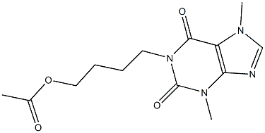 1-(4-Acetoxybutyl)-3,7-dimethyl-7H-purine-2,6(1H,3H)-dione