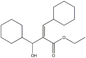 (Z)-2-(Hydroxy(cyclohexyl)methyl)-3-cyclohexylpropenoic acid ethyl ester