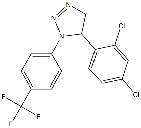 1-(4-Trifluoromethylphenyl)-5-(2,4-dichlorophenyl)-4,5-dihydro-1H-1,2,3-triazole Structure