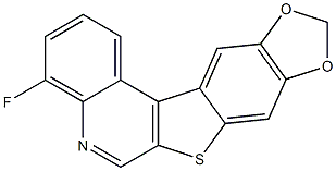 4-Fluoro-9,10-methylenedioxy[1]benzothieno[2,3-c]quinoline