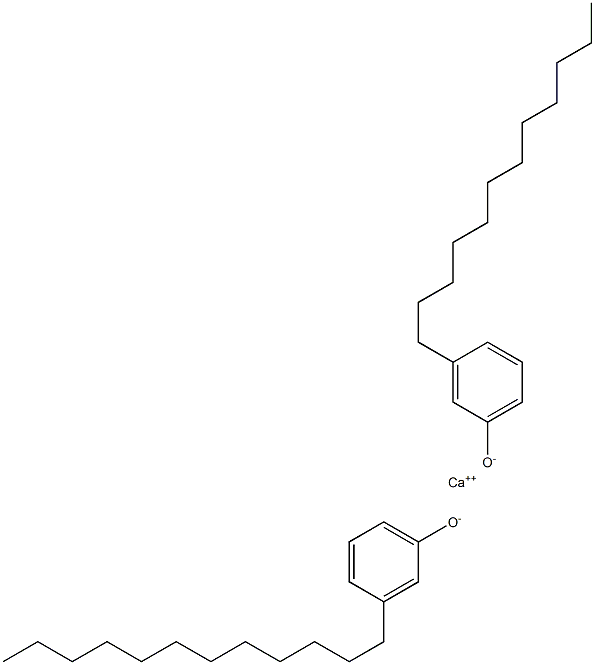 Calcium bis(3-dodecylphenolate) Structure