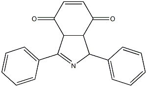 3a,7a-Dihydro-1,3-diphenyl-1H-isoindole-4,7-dione Structure