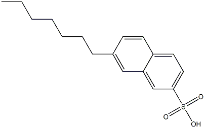 7-Heptyl-2-naphthalenesulfonic acid Structure