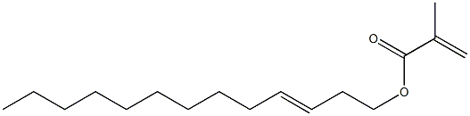 メタクリル酸(3-トリデセニル) 化学構造式