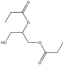 Dipropionic acid 3-hydroxy-1,2-propanediyl ester 结构式