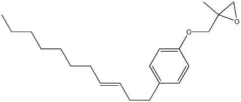 4-(3-Undecenyl)phenyl 2-methylglycidyl ether Structure