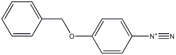 p-Benzyloxybenzenediazonium Struktur