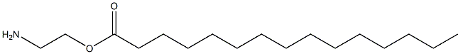 ペンタデカン酸2-アミノエチル 化学構造式