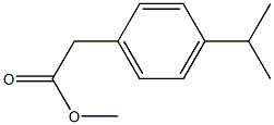 (p-Isopropylphenyl)acetic acid methyl ester Structure