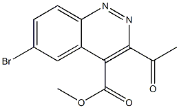 3-Acetyl-6-bromocinnoline-4-carboxylic acid methyl ester|