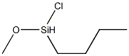 クロロ(メトキシ)ブチルシラン 化学構造式