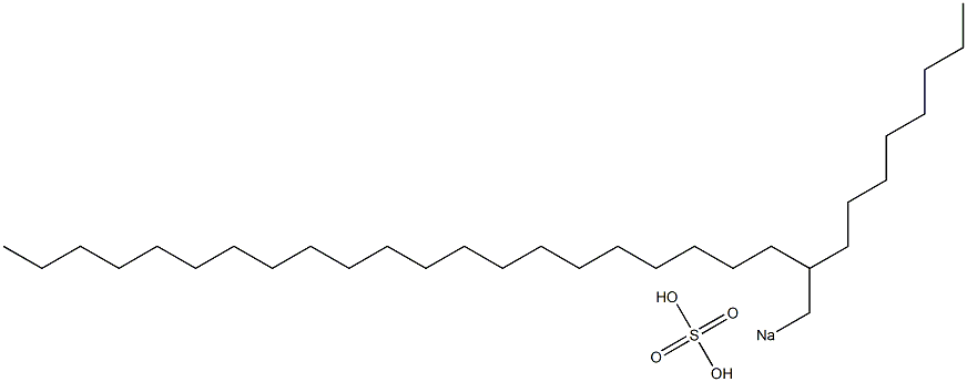 Sulfuric acid 2-octyltricosyl=sodium salt
