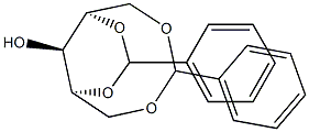 1-O,5-O:2-O,4-O-ジベンジリデン-D-キシリトール 化学構造式