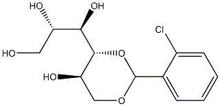 4-O,6-O-(2-Chlorobenzylidene)-D-glucitol Structure