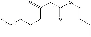 3-Ketocaprylic acid butyl ester Structure