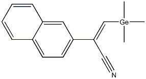 (Z)-2-(2-Naphtyl)-3-(trimethylgermyl)propenenitrile