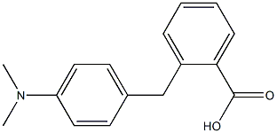 o-[p-(ジメチルアミノ)ベンジル]安息香酸 化学構造式