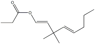 Propionic acid 3,3-dimethyl-1,4-octadienyl ester