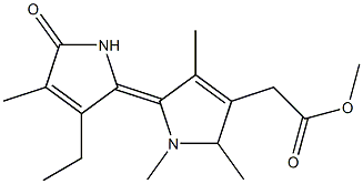 2-[(2Z)-3-Ethyl-4-methyl-5-oxo-(2,5-dihydro-1H-pyrrol)-2-ylidene]methyl-3,5-dimethyl-1H-pyrrole-4-acetic acid methyl ester