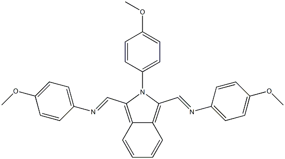 2-(4-Methoxyphenyl)-1,3-bis(4-methoxyphenyliminomethyl)-2H-isoindole|