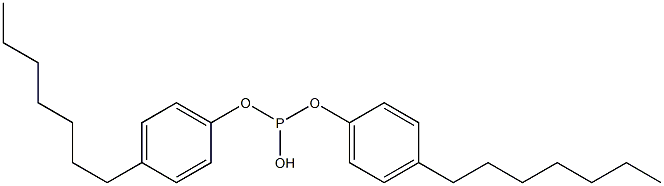 Phosphorous acid di(4-heptylphenyl) ester