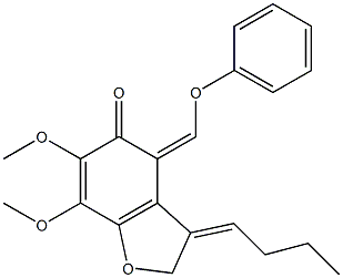 3-[(Z)-Butylidene]-4-phenoxymethylene-6,7-dimethoxy-2,3-dihydrobenzofuran-5(4H)-one
