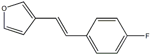 3-(4-Fluorostyryl)furan